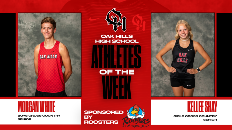 Roosters Athletes of the Week Morgan White and Kellee Shay